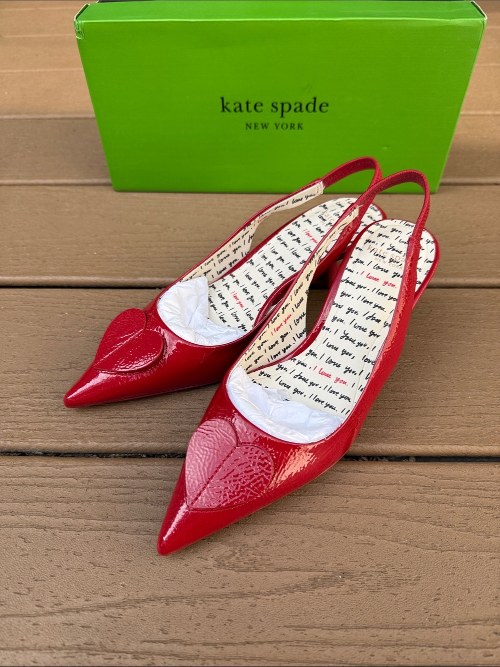 kate spade new york Lover Kitten Heel Dark Scarlet size 5